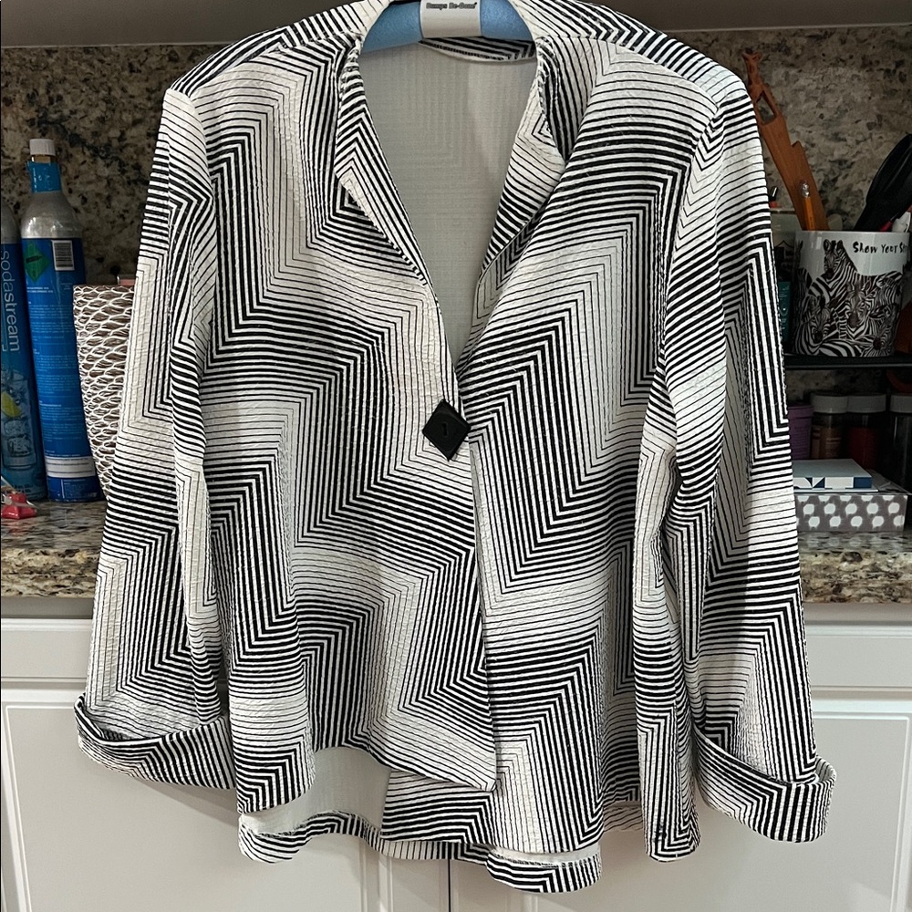 TBT SALE! Women’s Dressy Blouse Shirt Jac Jacket Top Sz XL